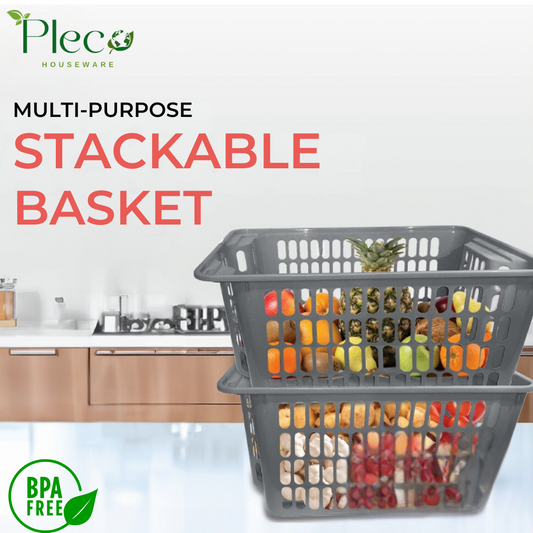 Storage Basket | Stackable Basket | Fruits Basket | Vegetable Basket | Basket For Vegetable | Picnic Basket | Fridge Basket | Kitchen Basket