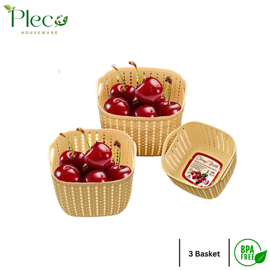 Basket | Grace basket | Cherry Basket | Vanity Storage Organizer Basket