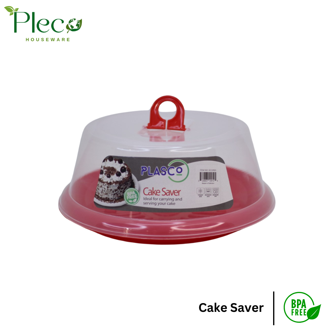 Cake Saver | Cake Accessories | Cake Stand | Cake Carry With Lid and Carry Handle | Cake Caddy 24 CM