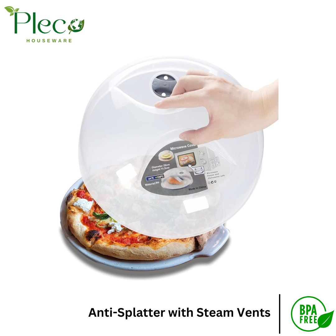 Microwave Cover | Microwave Splatter Cover | Microwave Food Cover | Anti-Splatter with Steam Vents