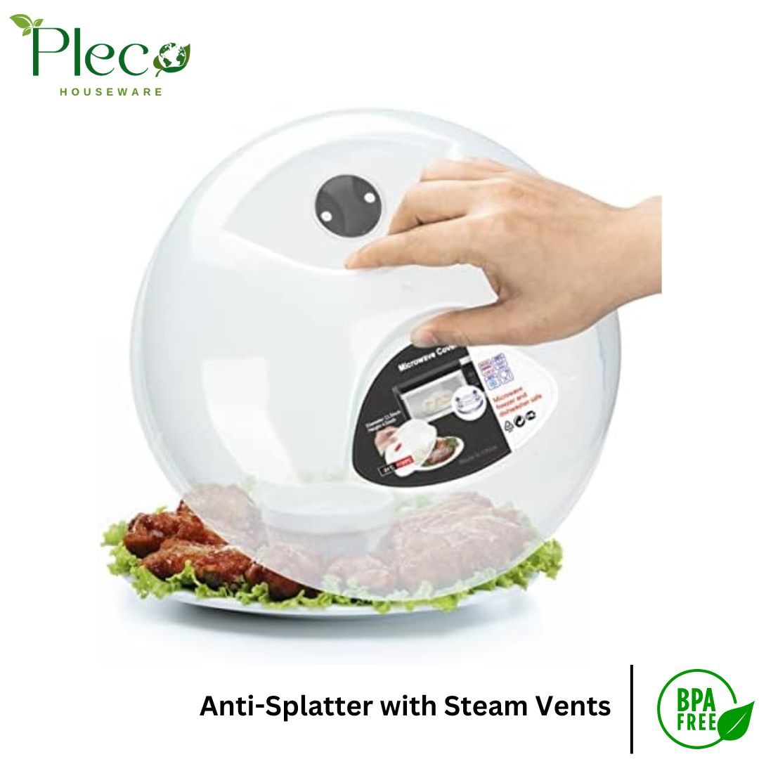 Microwave Cover | Microwave Splatter Cover | Microwave Food Cover | Anti-Splatter with Steam Vents