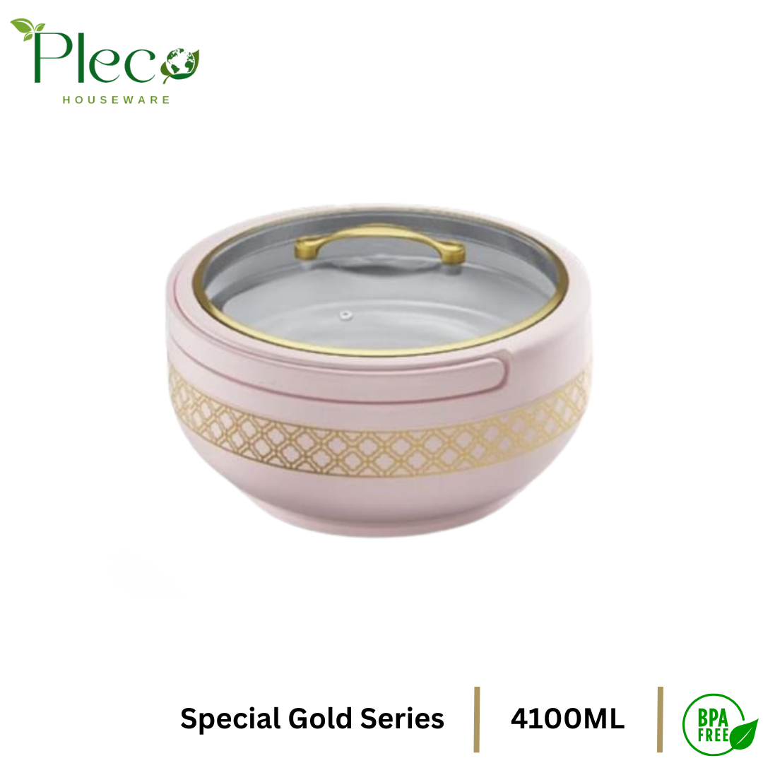 Hotpot Large Brighton Gold Special Edition 4100ml Premium Quality Hotpot | Stainless Steel Inner With Imported Glass Lid