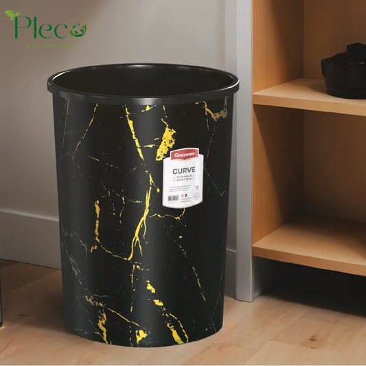 Marble Style Curve Dustbin