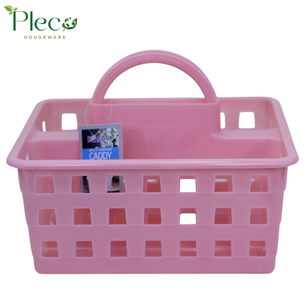 Caddy Basket | Tote Basket | Carry Basket For Baby | 3 Compartment Storage Plastic Basket Organizer