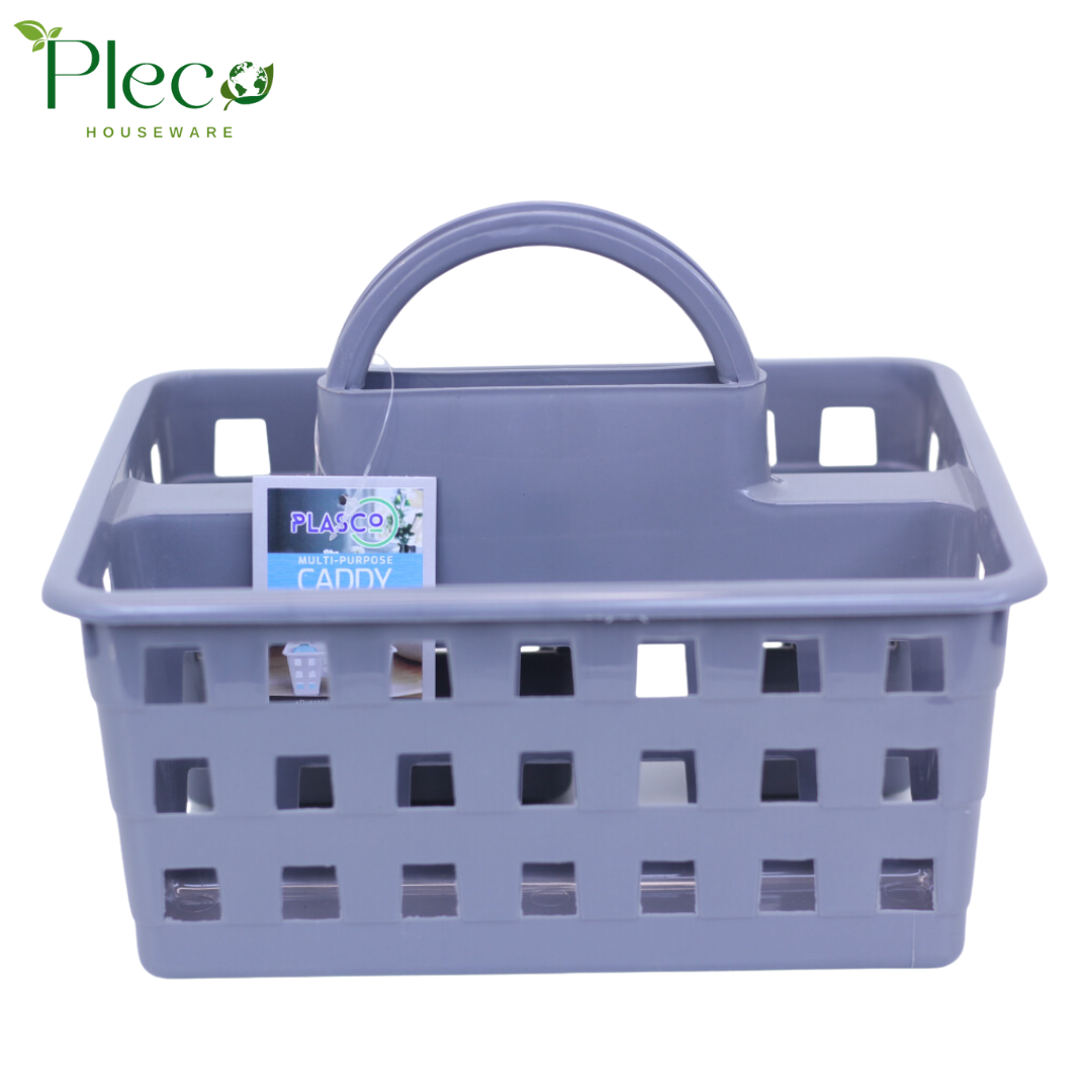 Caddy Basket | Tote Basket | Carry Basket For Baby | 3 Compartment Storage Plastic Basket Organizer