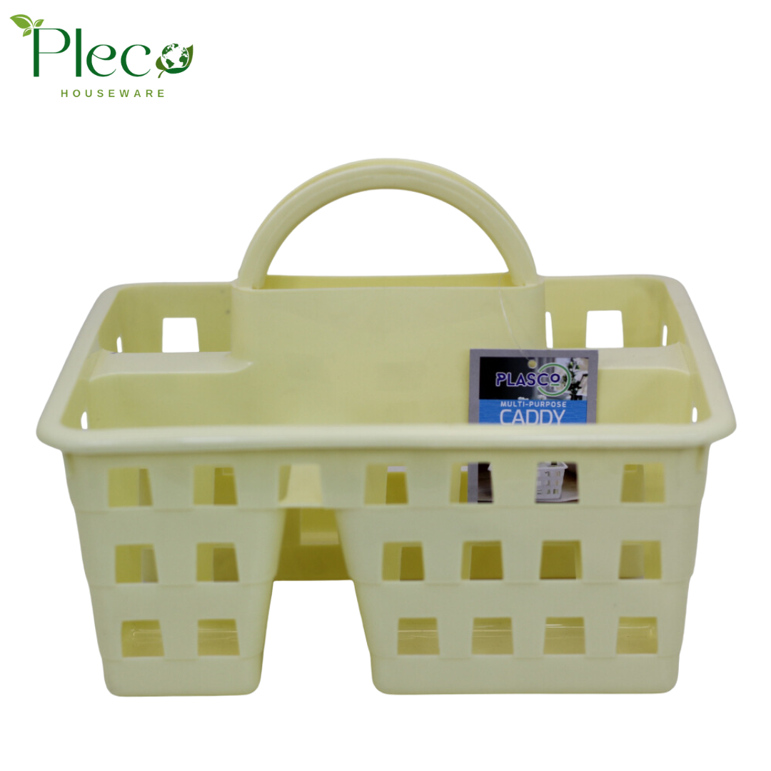 Caddy Basket | Tote Basket | Carry Basket For Baby | 3 Compartment Storage Plastic Basket Organizer